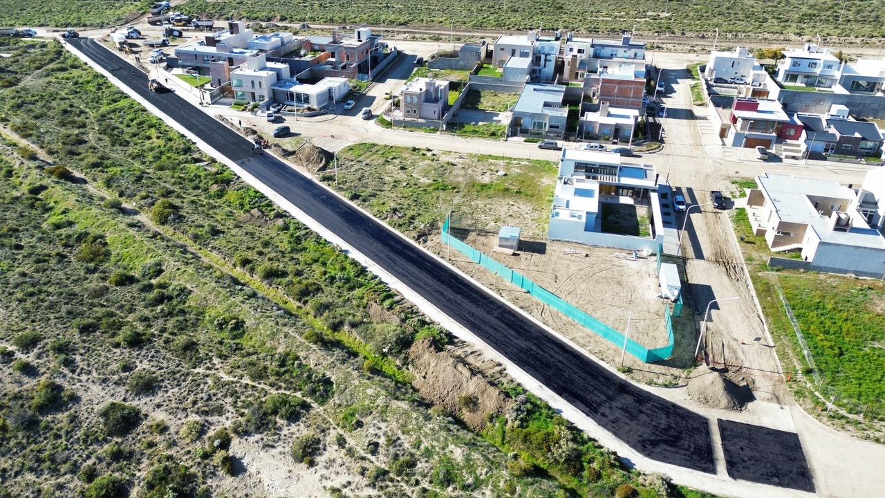 Plan Galina: la pavimentación de 77 cuadras en Rada Tilly estará lista para el invierno 2027