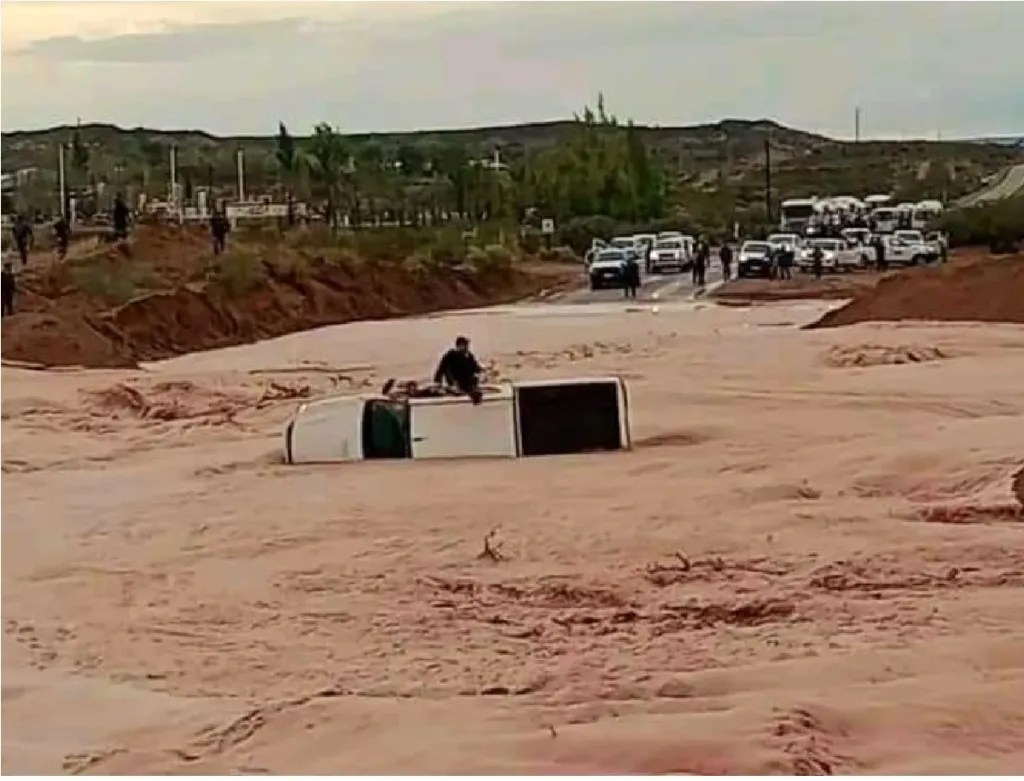 Lluvias e inundaciones golpean Vaca Muerta: Rincón de los Sauces quedó sin acceso terrestre