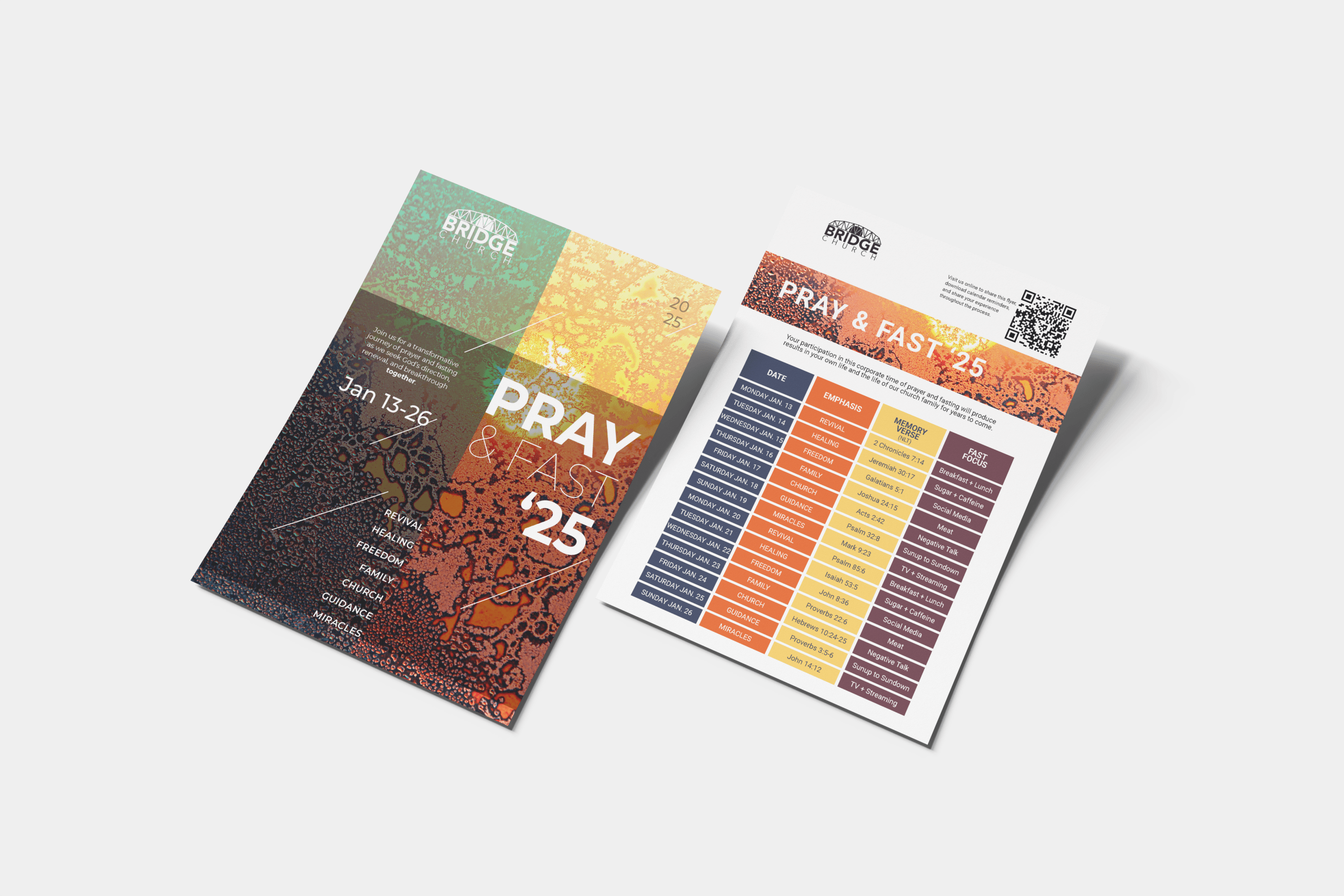 Pray & Fast 25 Flyer