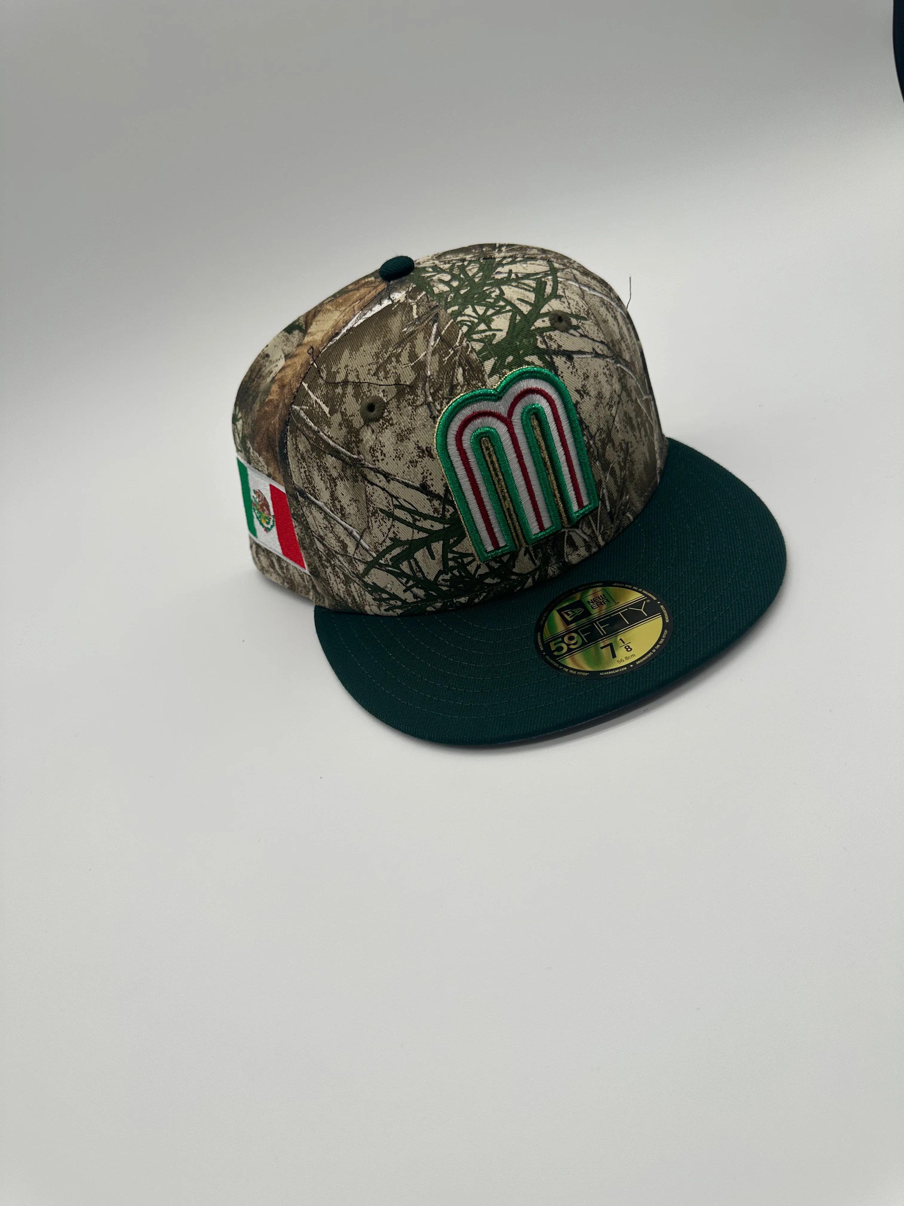 Mexico Fitted Hat Size 7 1 8 Green Chuckyhats
