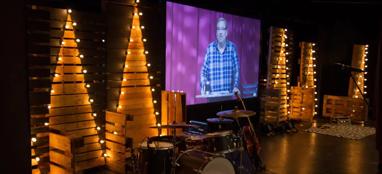 Equipped with the tools and the knowledge to develop a strong faith in jesus. Paint, Pallet, Light | Church Stage Design Ideas