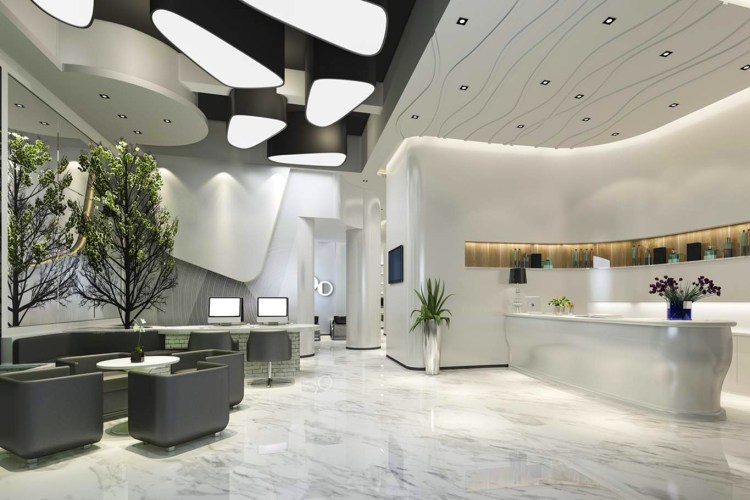 Luxury office design and build project showcasing bespoke fit out and branded interiors in Riyadh by CI