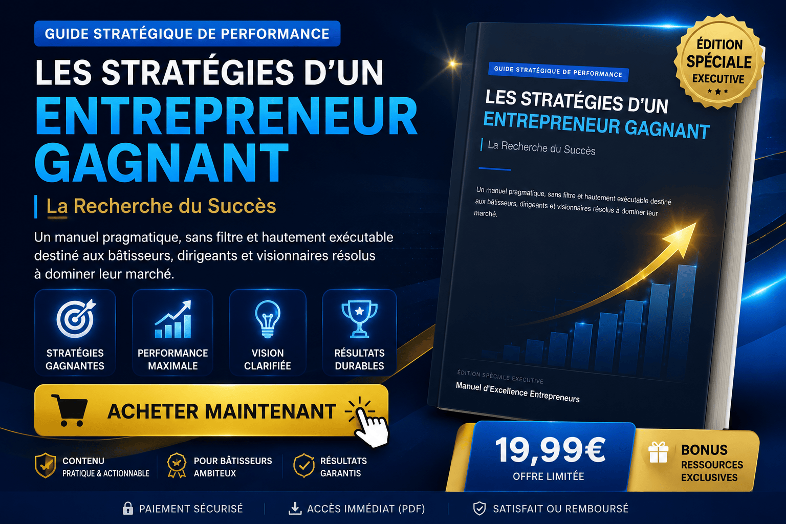 Les stratégies d'un entrepreneur gagnant 
La recherche du succès