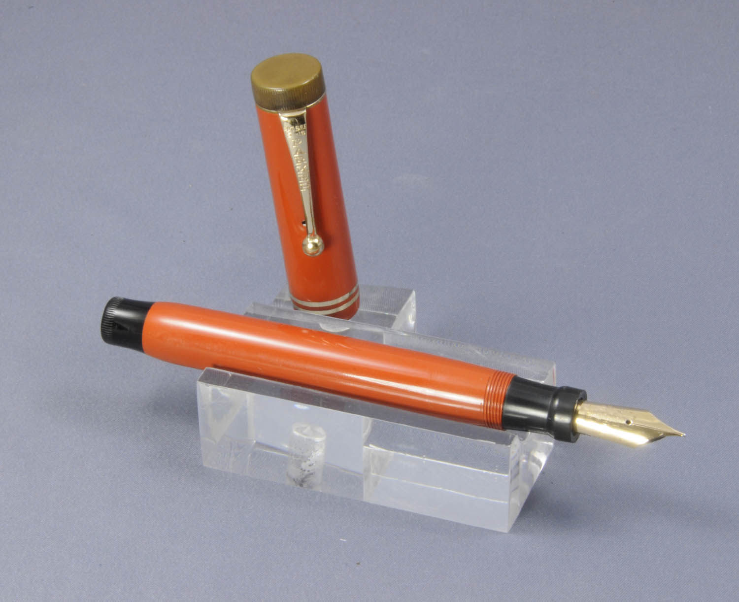 A 1928/29 Parker “Big Red” Duofold Senior Restored | Cigar Box Pen