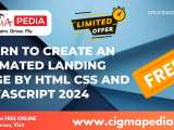 Learn To Create An Animated Landing Page By Html Css And Javascript