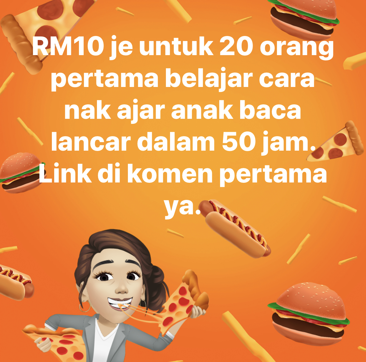Kelas online cara ajar baca lancar dalam 50 jam