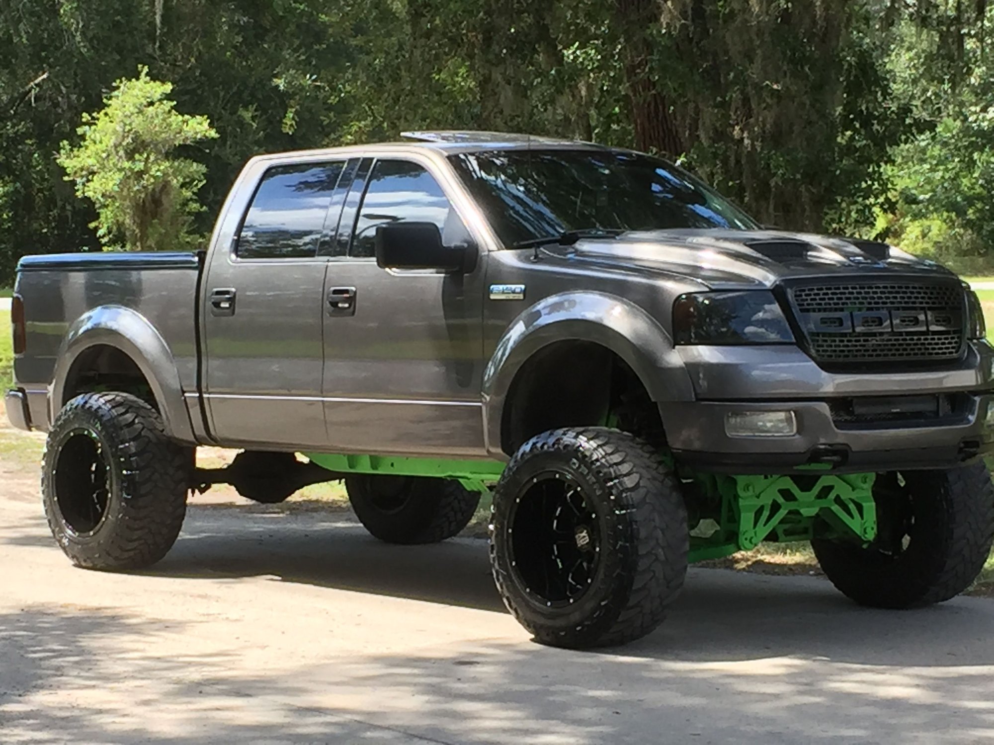 20x12 fuel hostage wheels 35 nitto mud grapplers mesh grill black headlight housings lariat edition. 2005 f-150 fx4 RIZE 8 inch lift need help on what type of ...