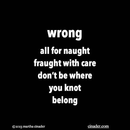 wrong