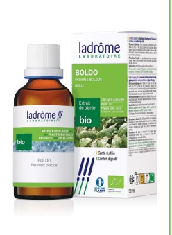 Boldo Extrato Bio Ladrôme – 50 ml – Conforto Digestivo e Hepatobiliar