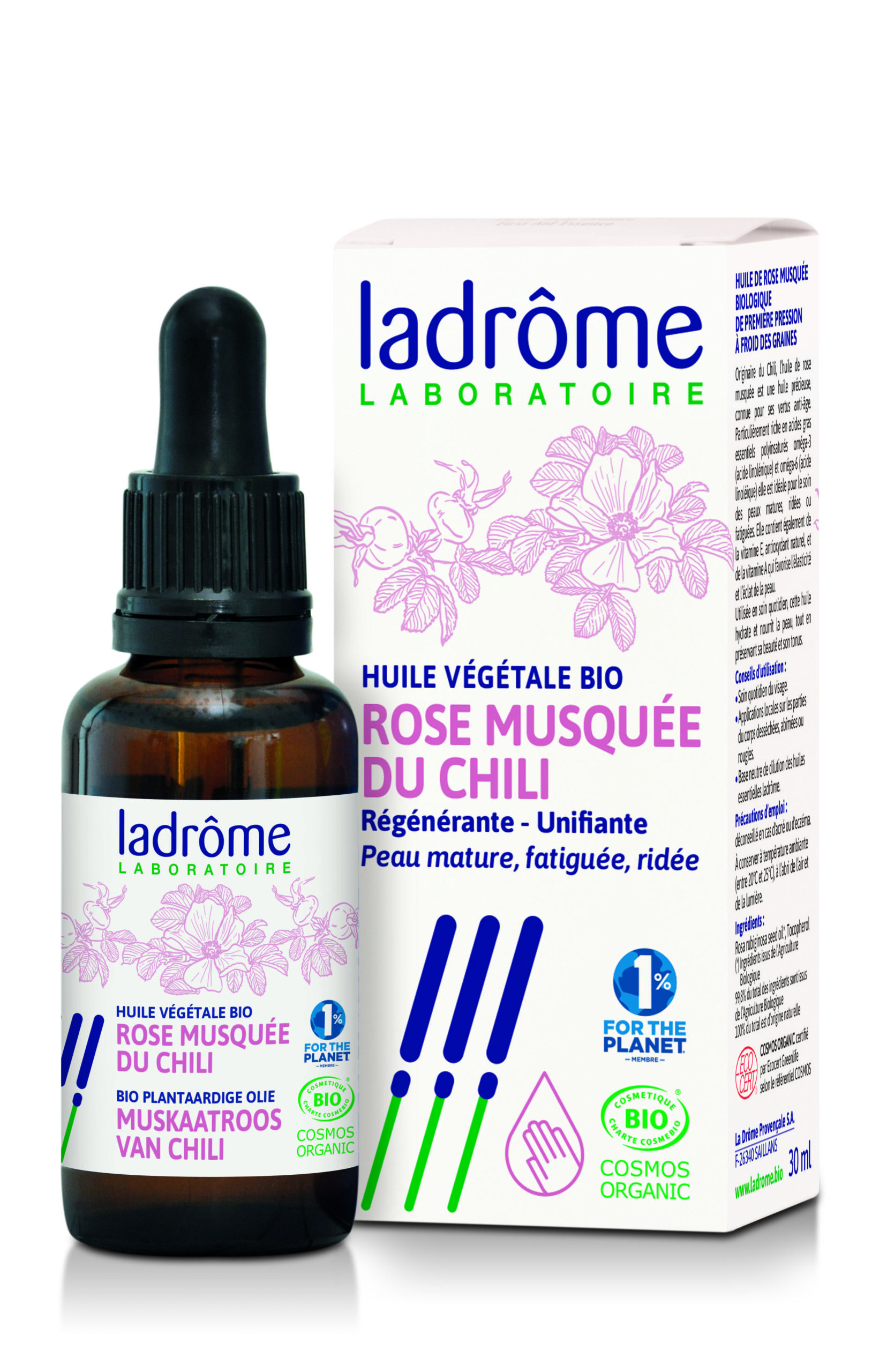 Óleo de Rosa Mosqueta Bio Ladrôme 30 ml