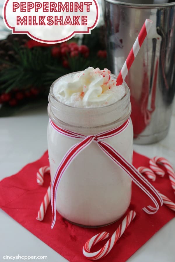 If you like your milkshake sweet, add extra vanilla extract . Peppermint Milkshake - CincyShopper