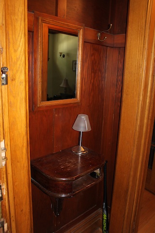 First alcove on the left