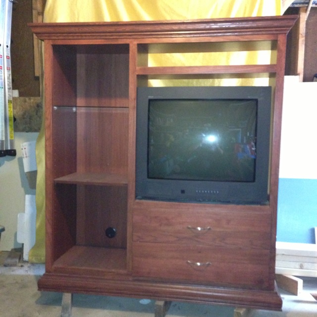 entertainment unit before