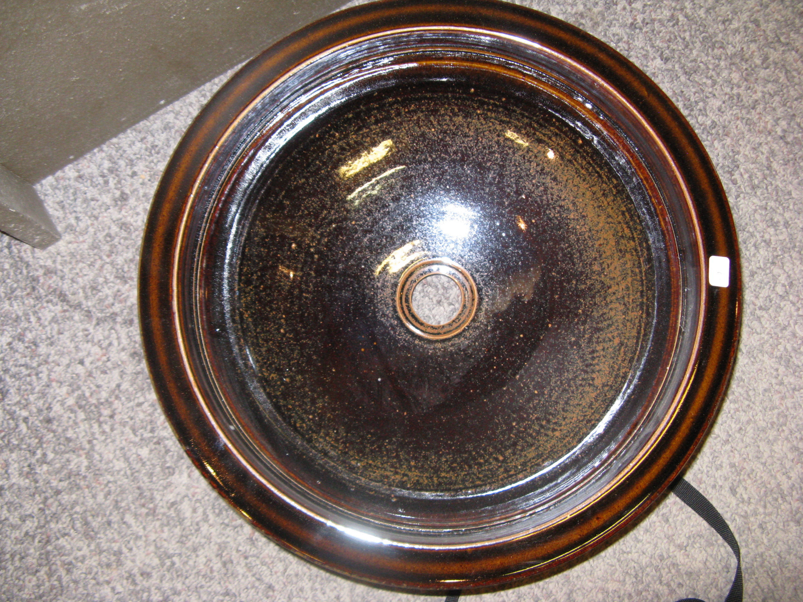 pottery sink