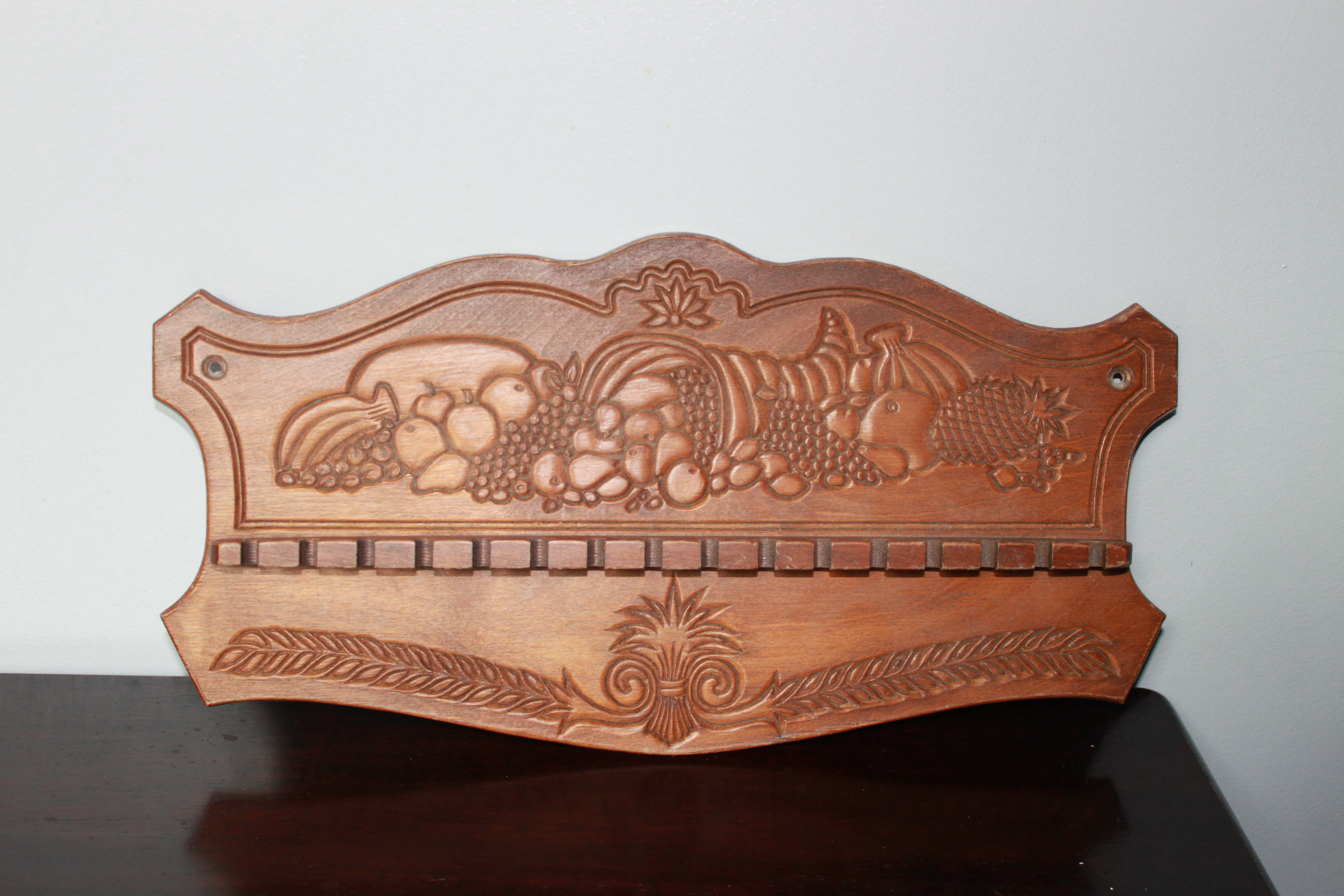 wooden spoon rack