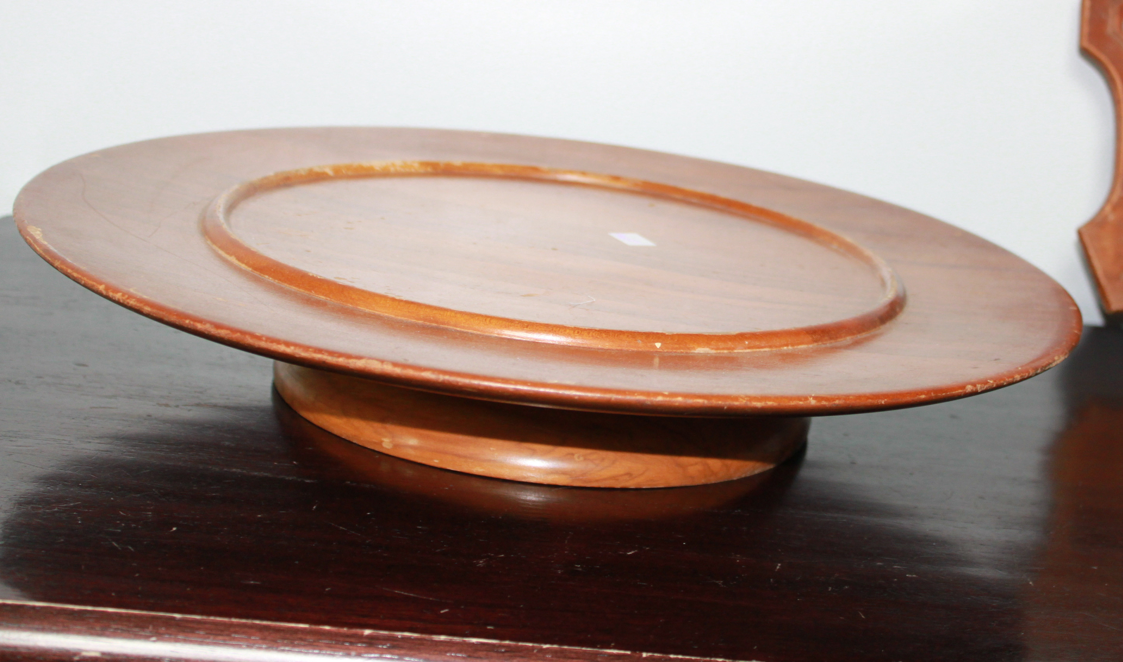 wooden platter
