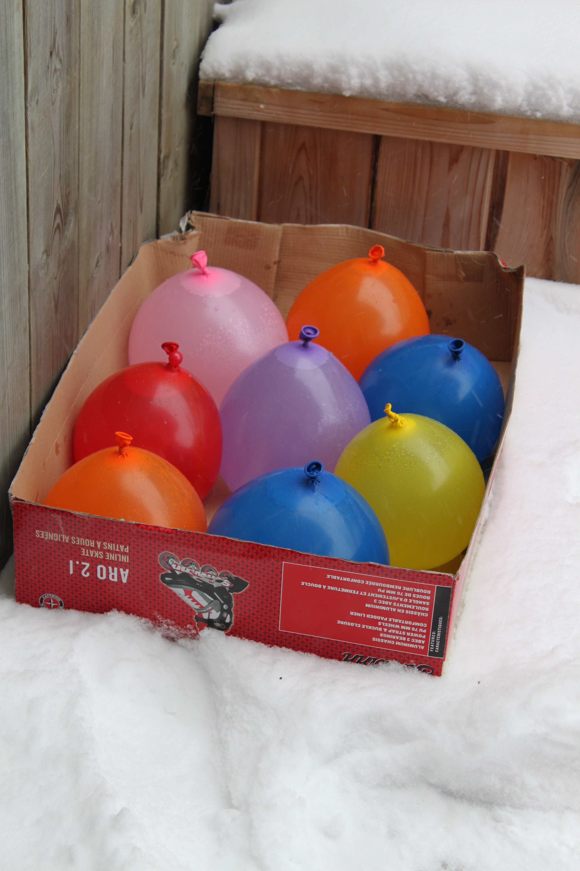 balloon ice lanterns