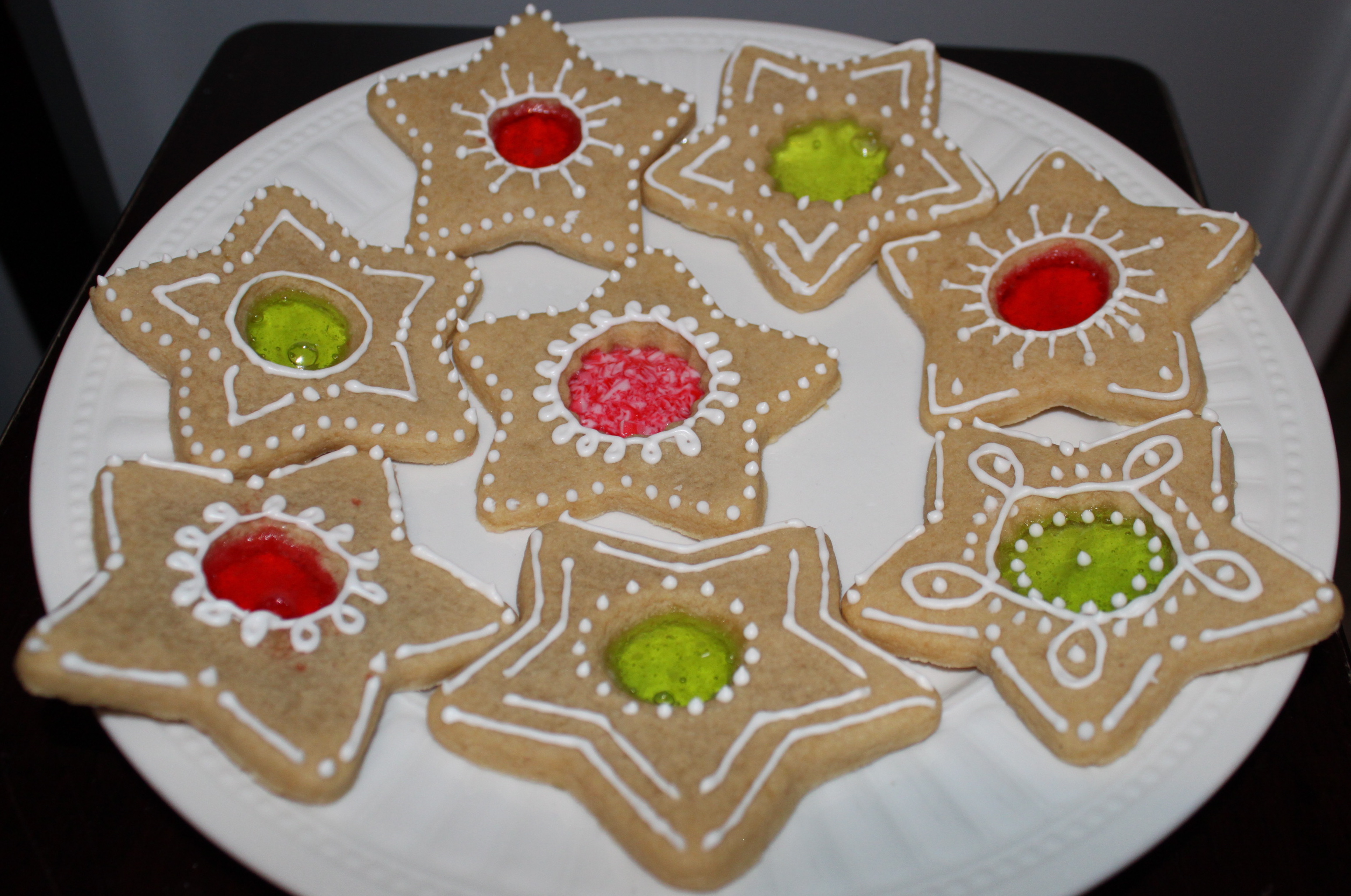 stained glass cookies