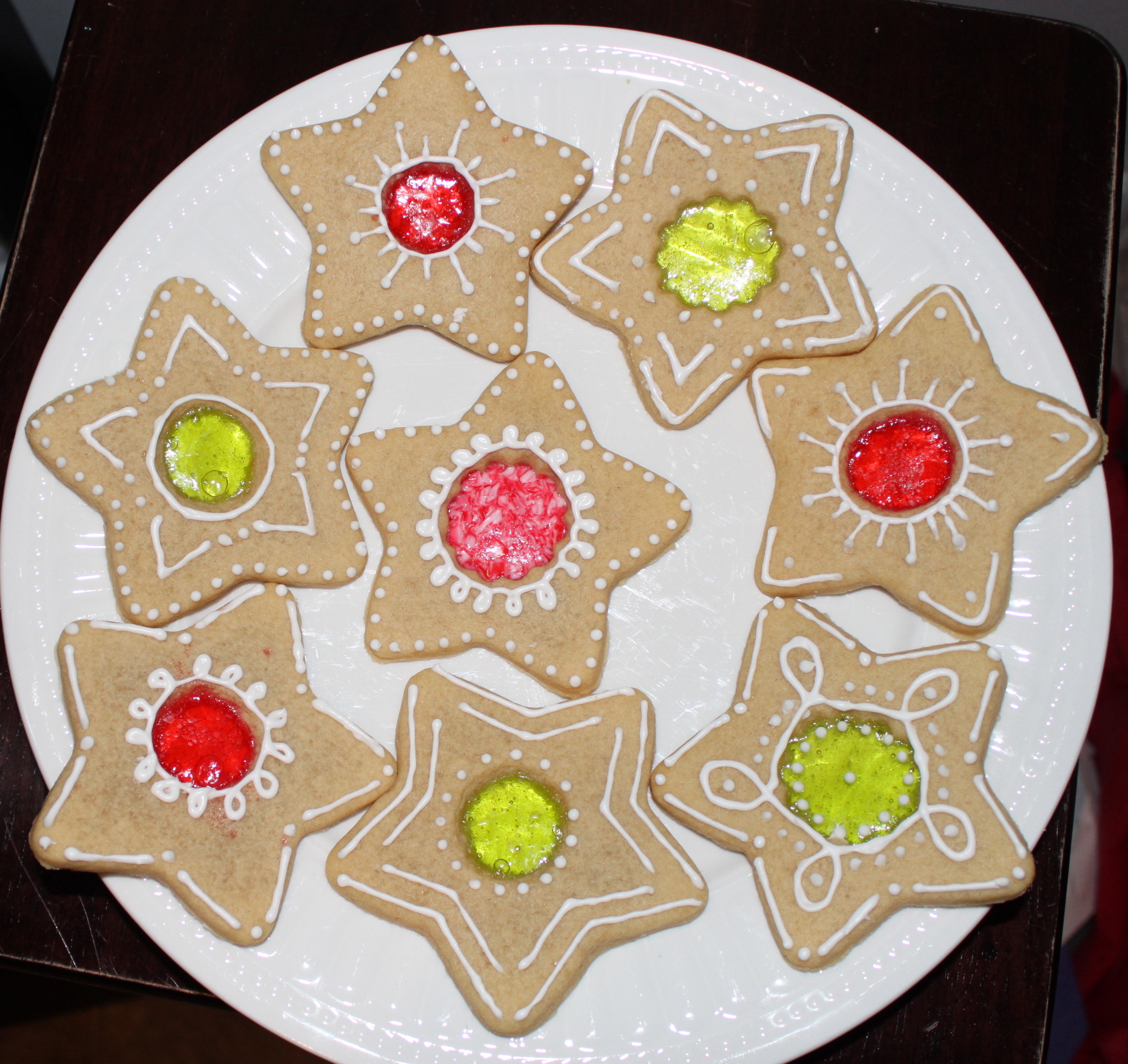 stained glass cookies