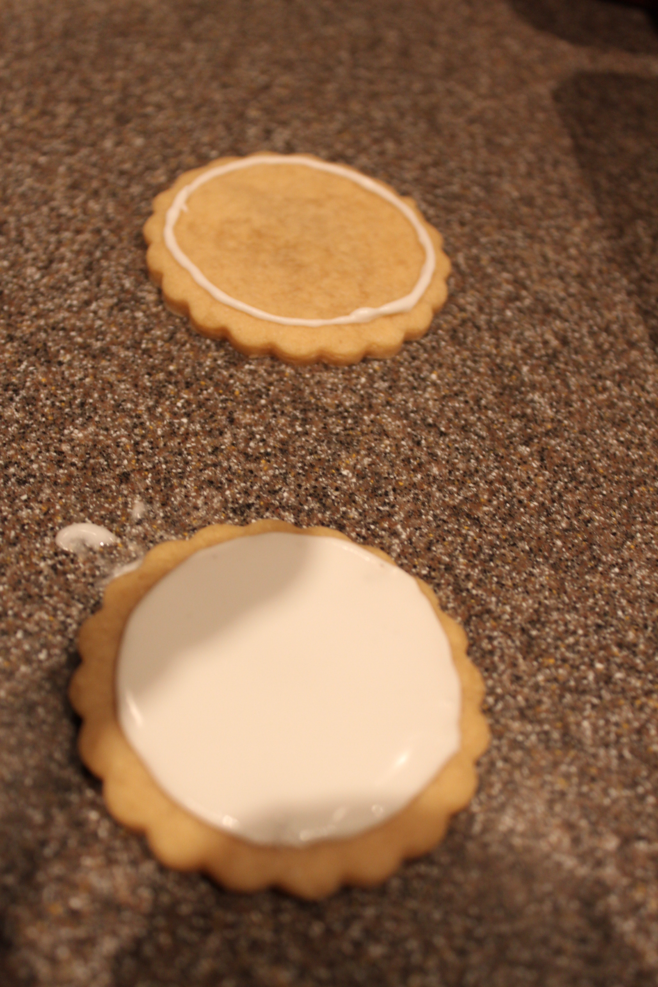 decorating cookies