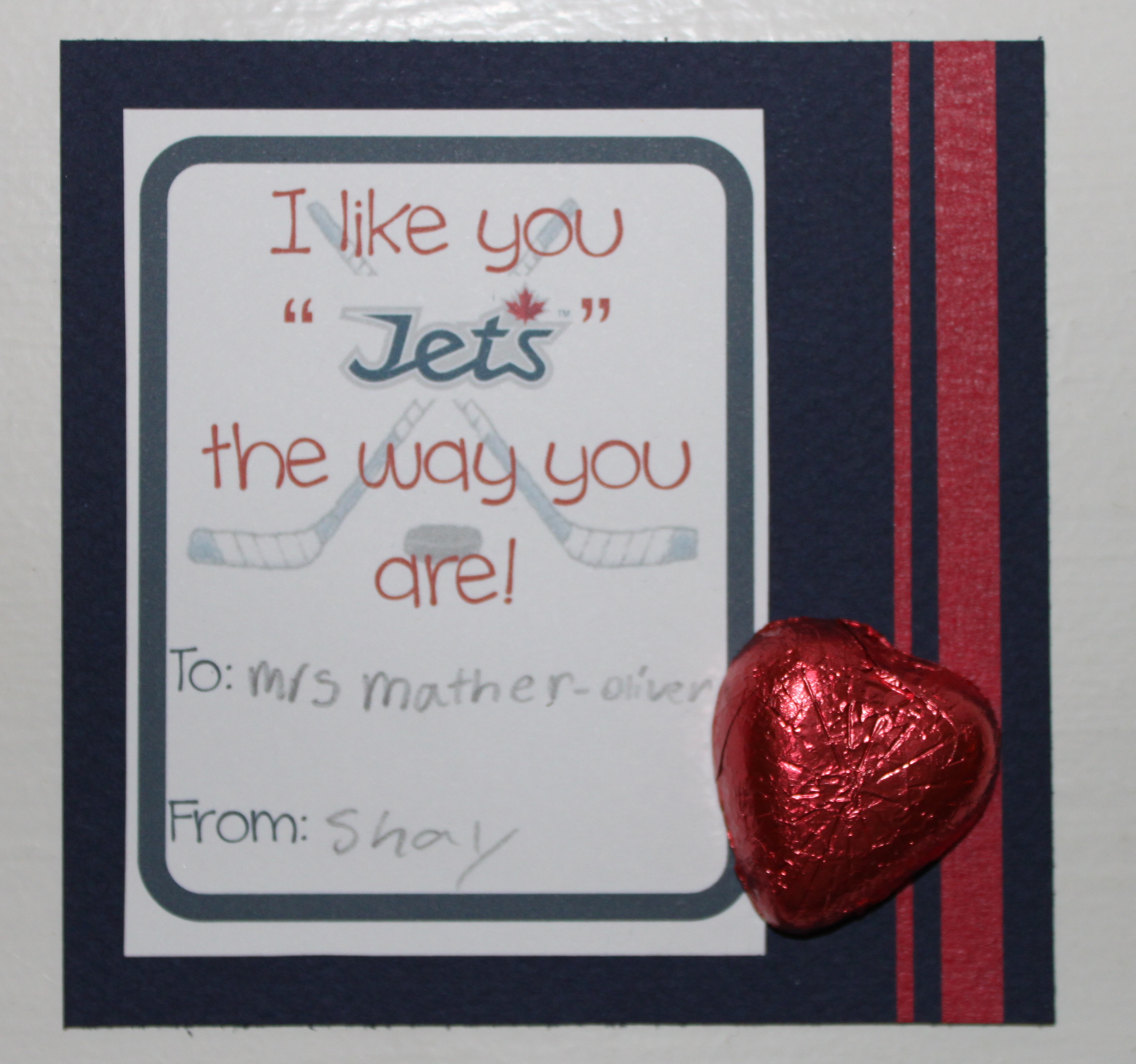 Winnipeg Jets Valentine