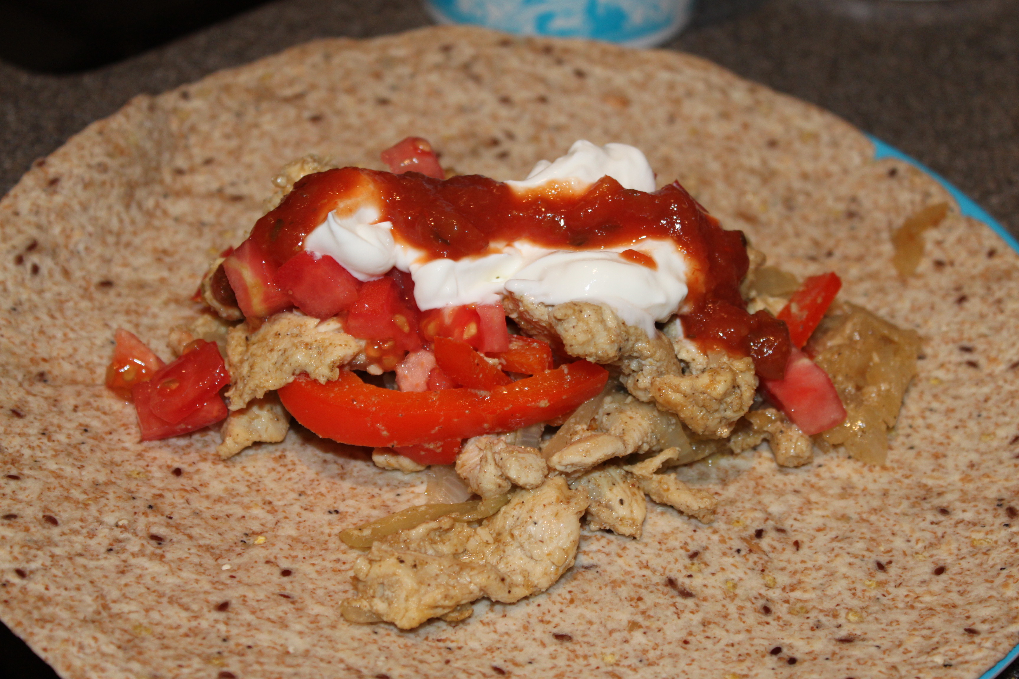 chicken fajitas