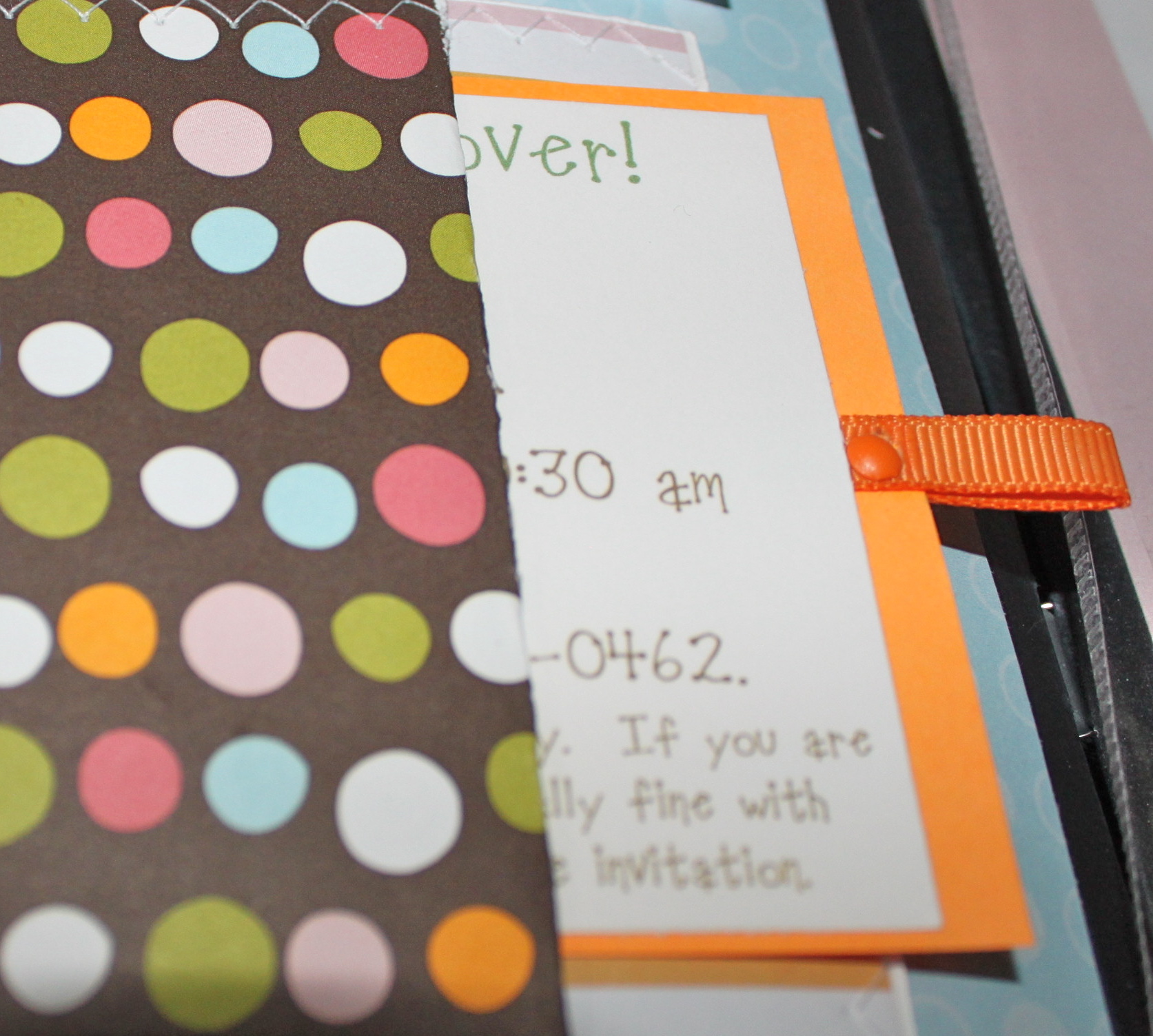 sleepover party invitation