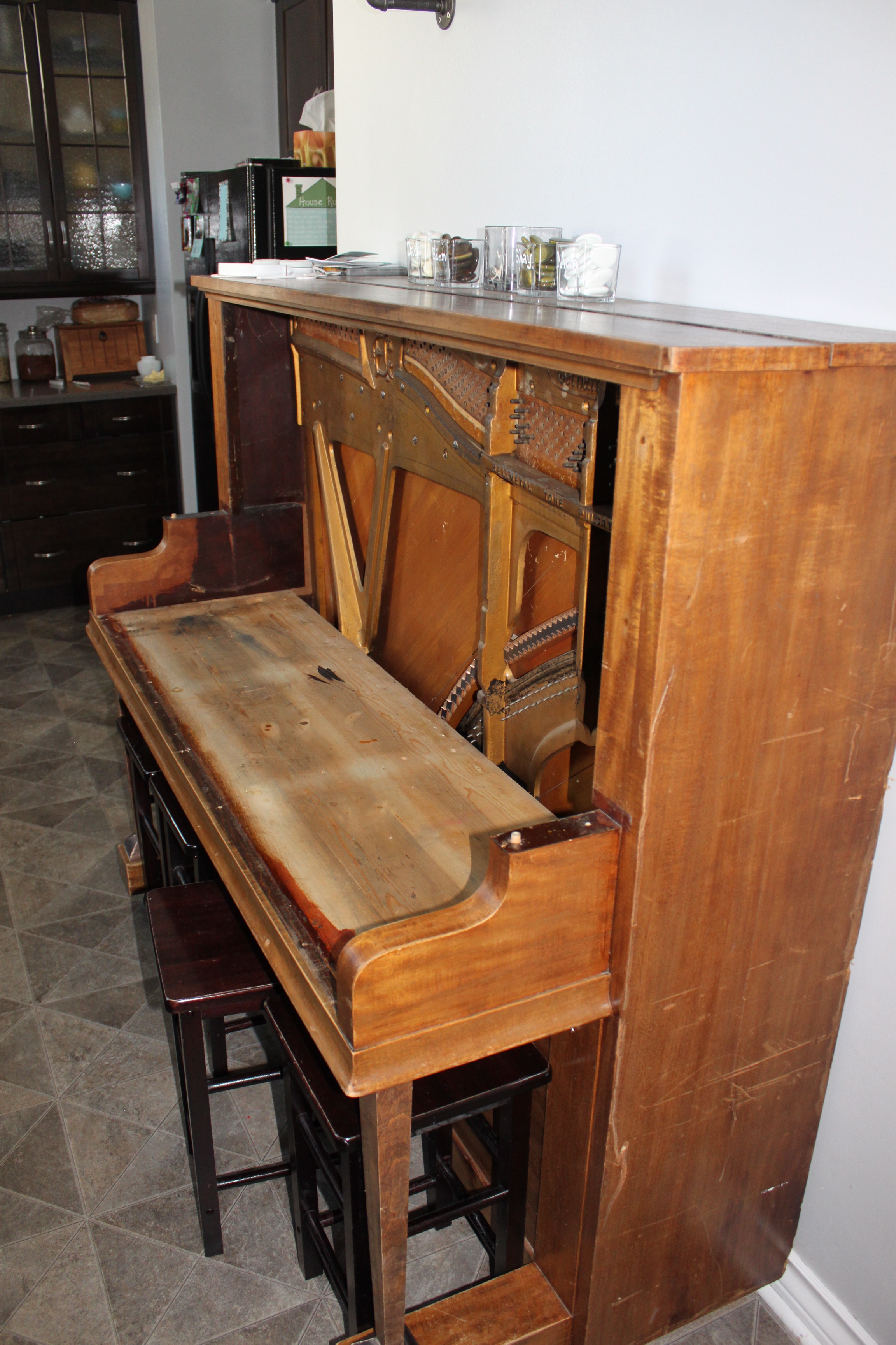 piano upcycle project