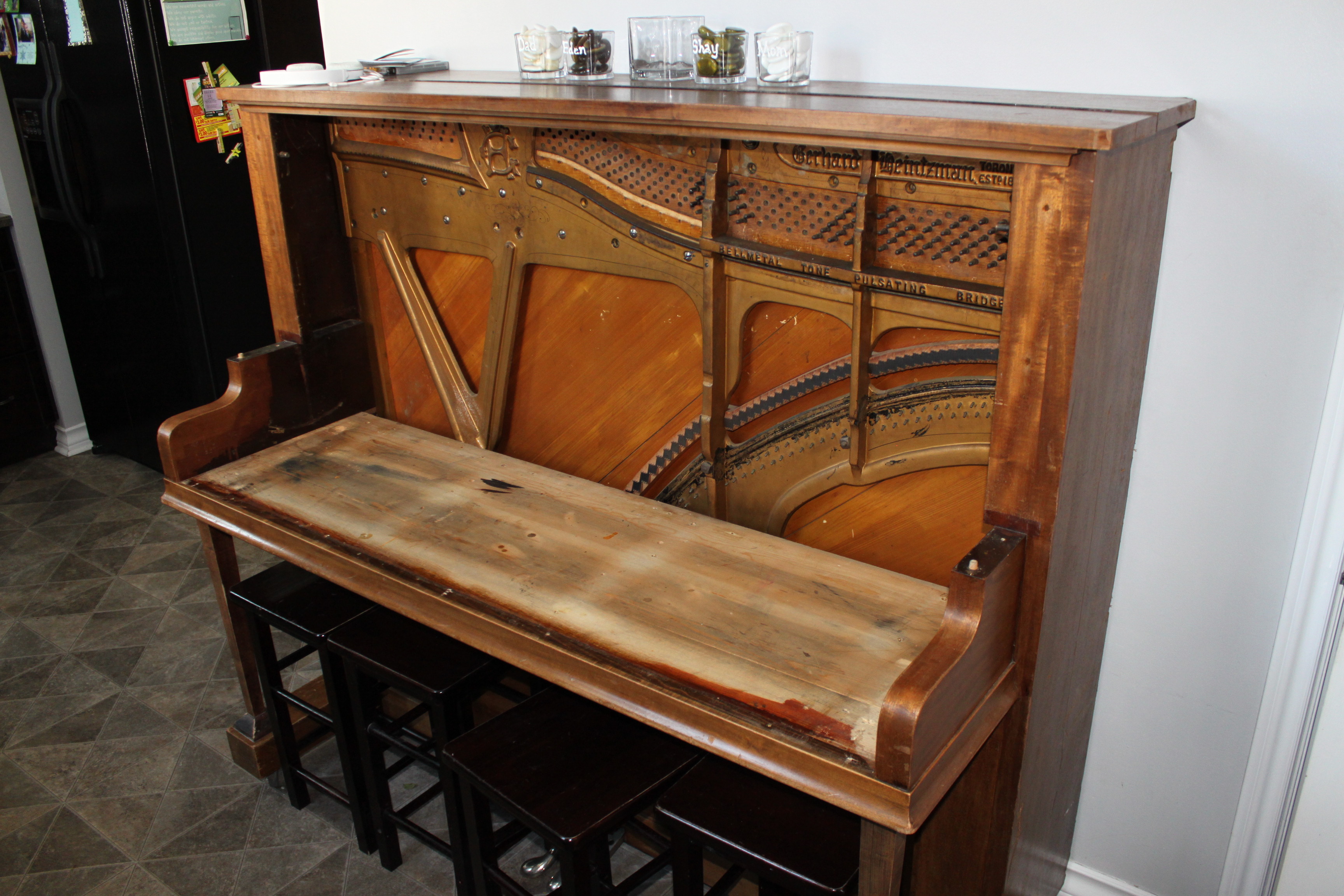 piano upcycle project