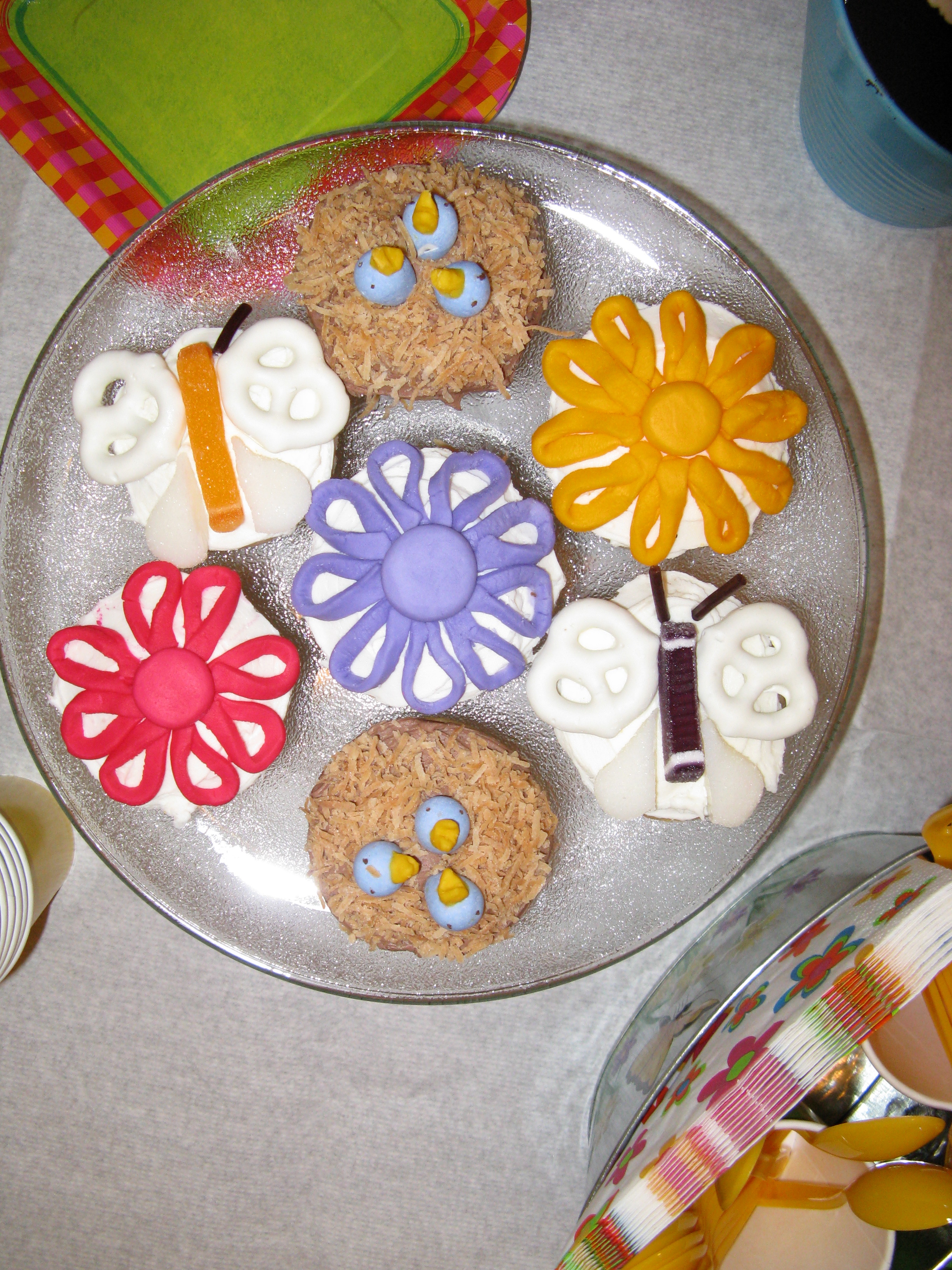 Spring Party Cupcakes