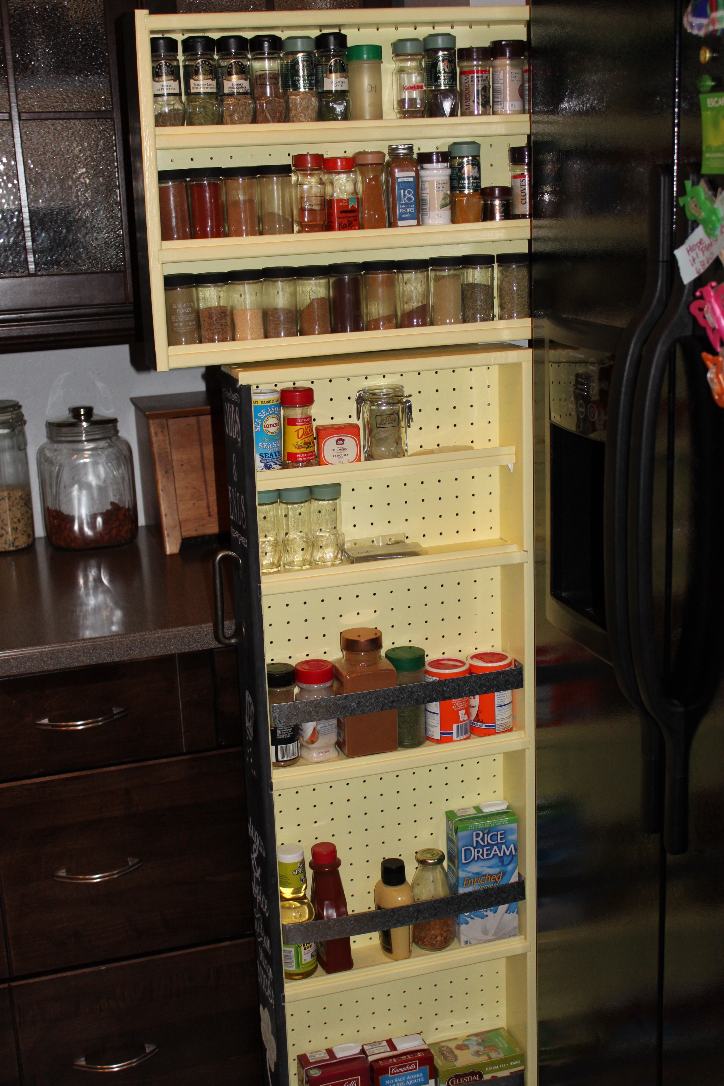 Here is a shot of both shelves.