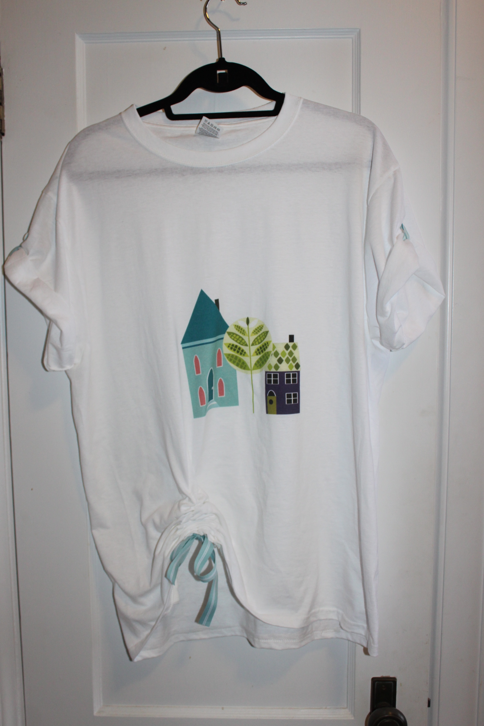 over-sized t-shirt upcylce