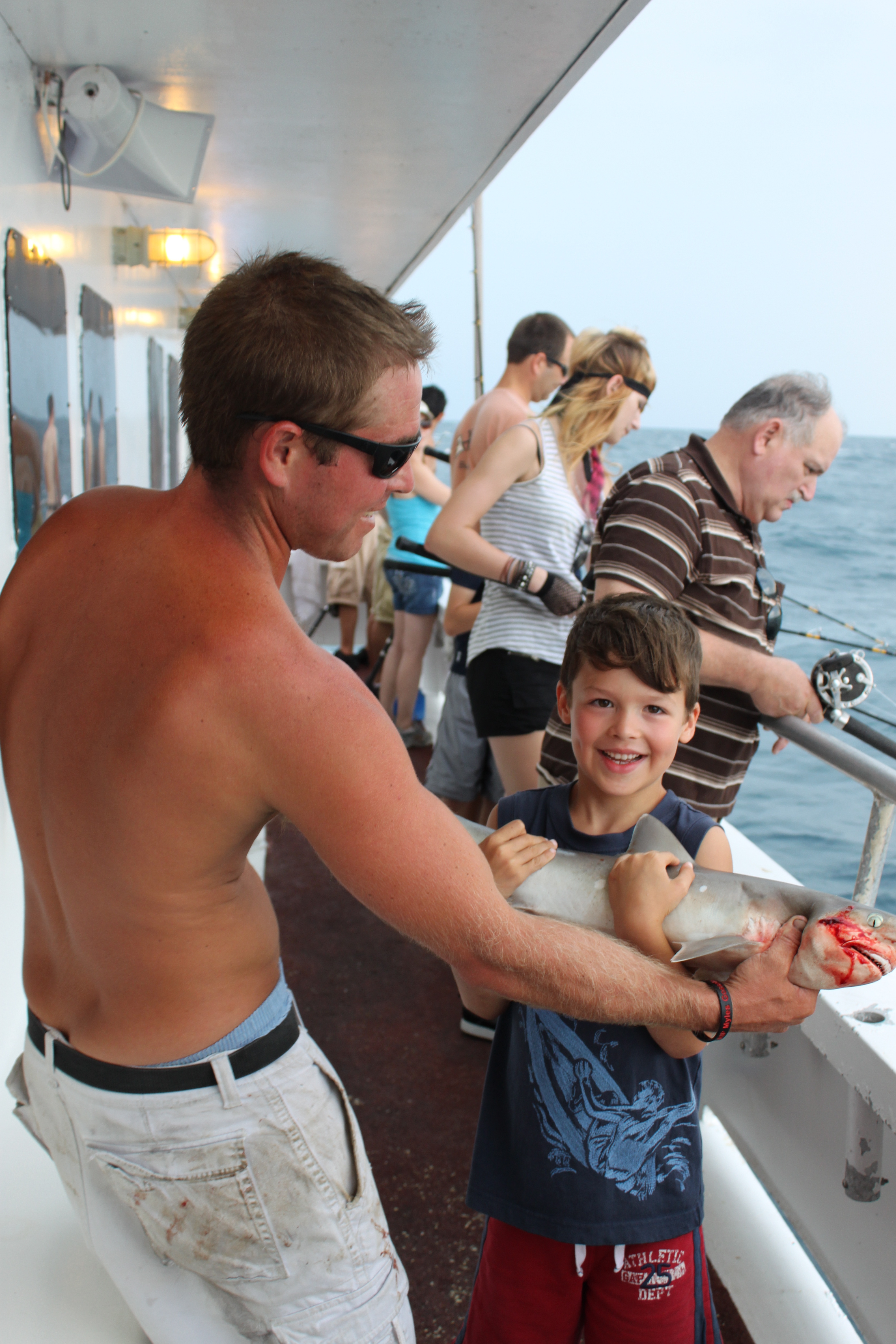 Shay with his shark!