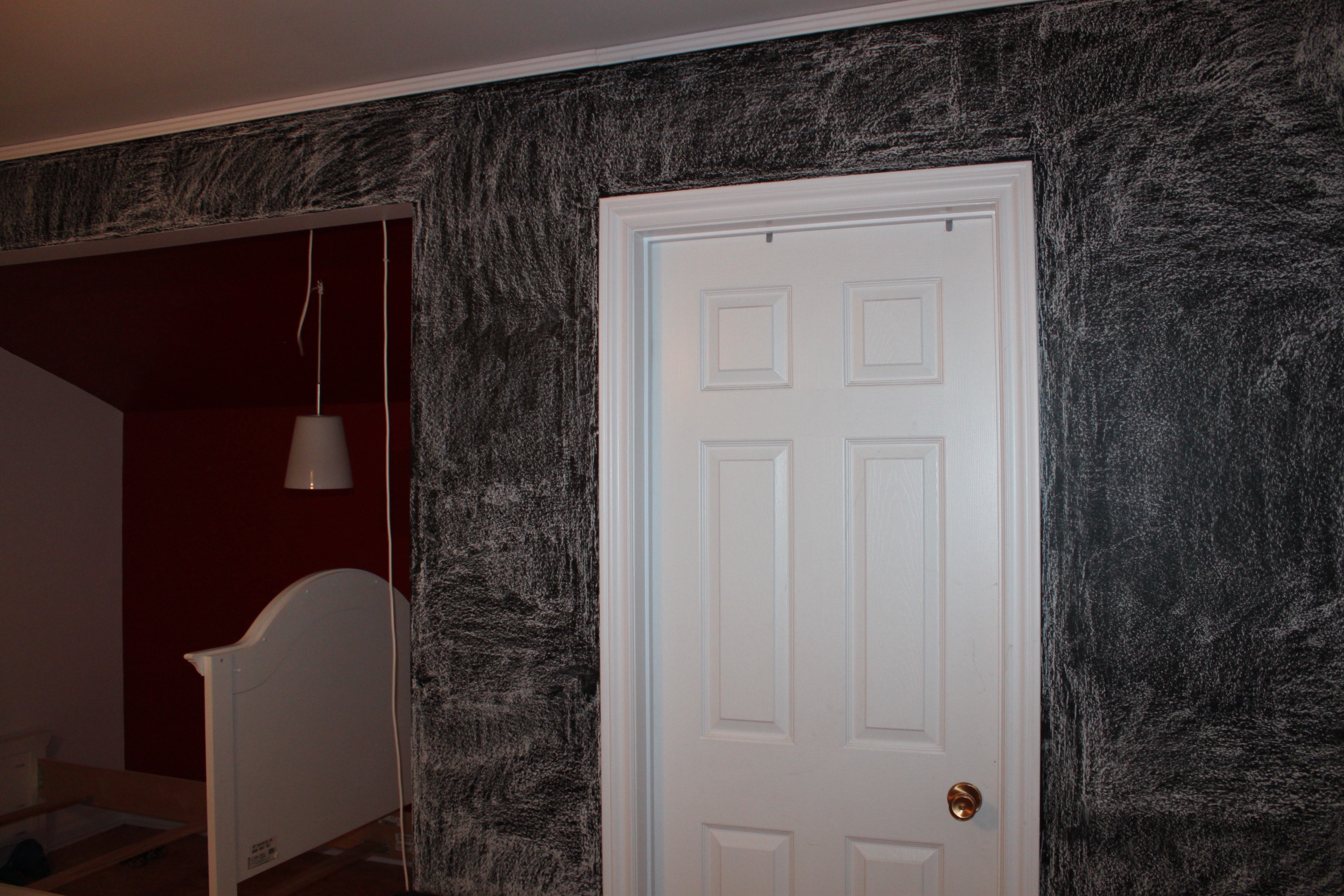 Priming Chalkboard Wall
