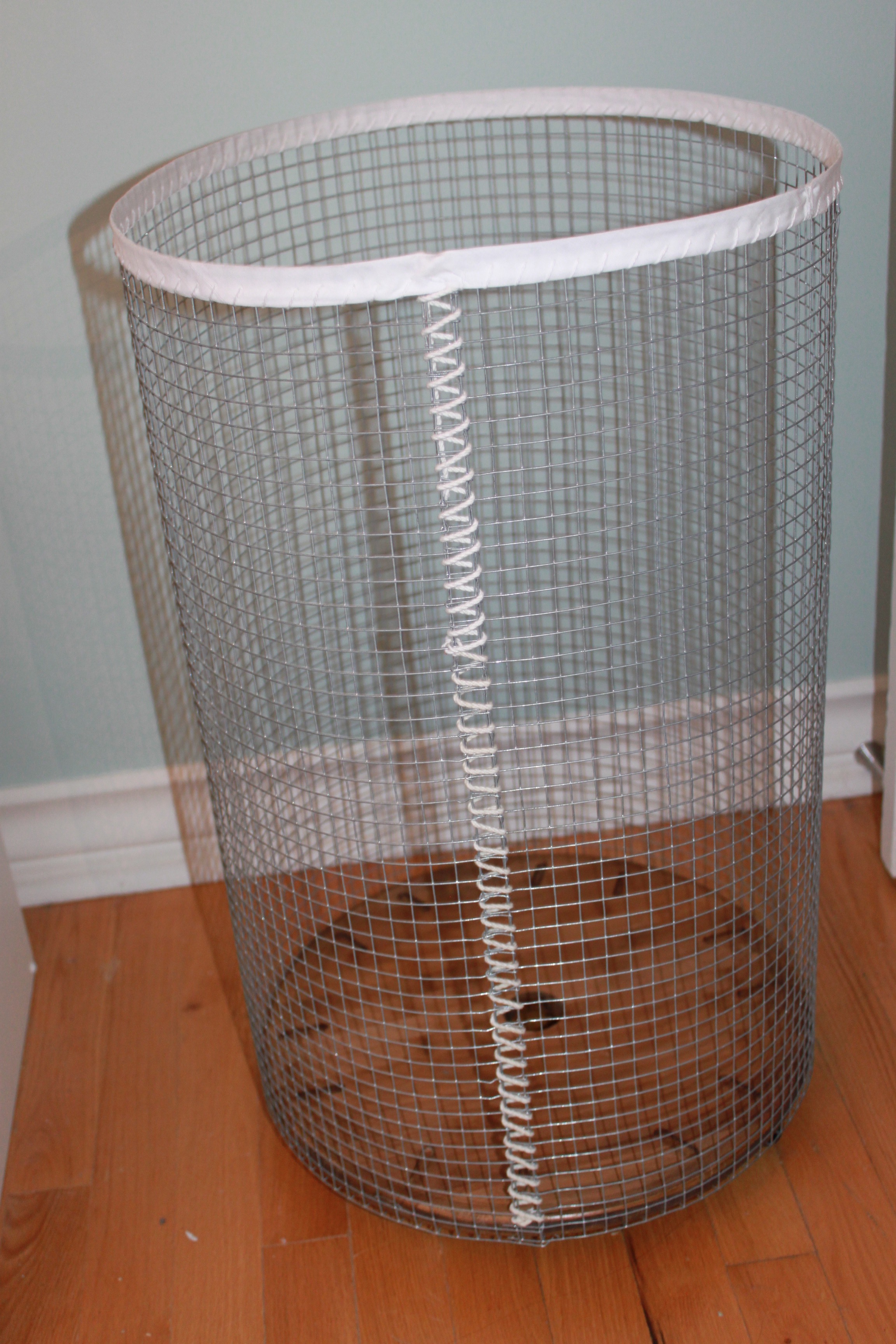 DIY Rolling Laundry Hamper