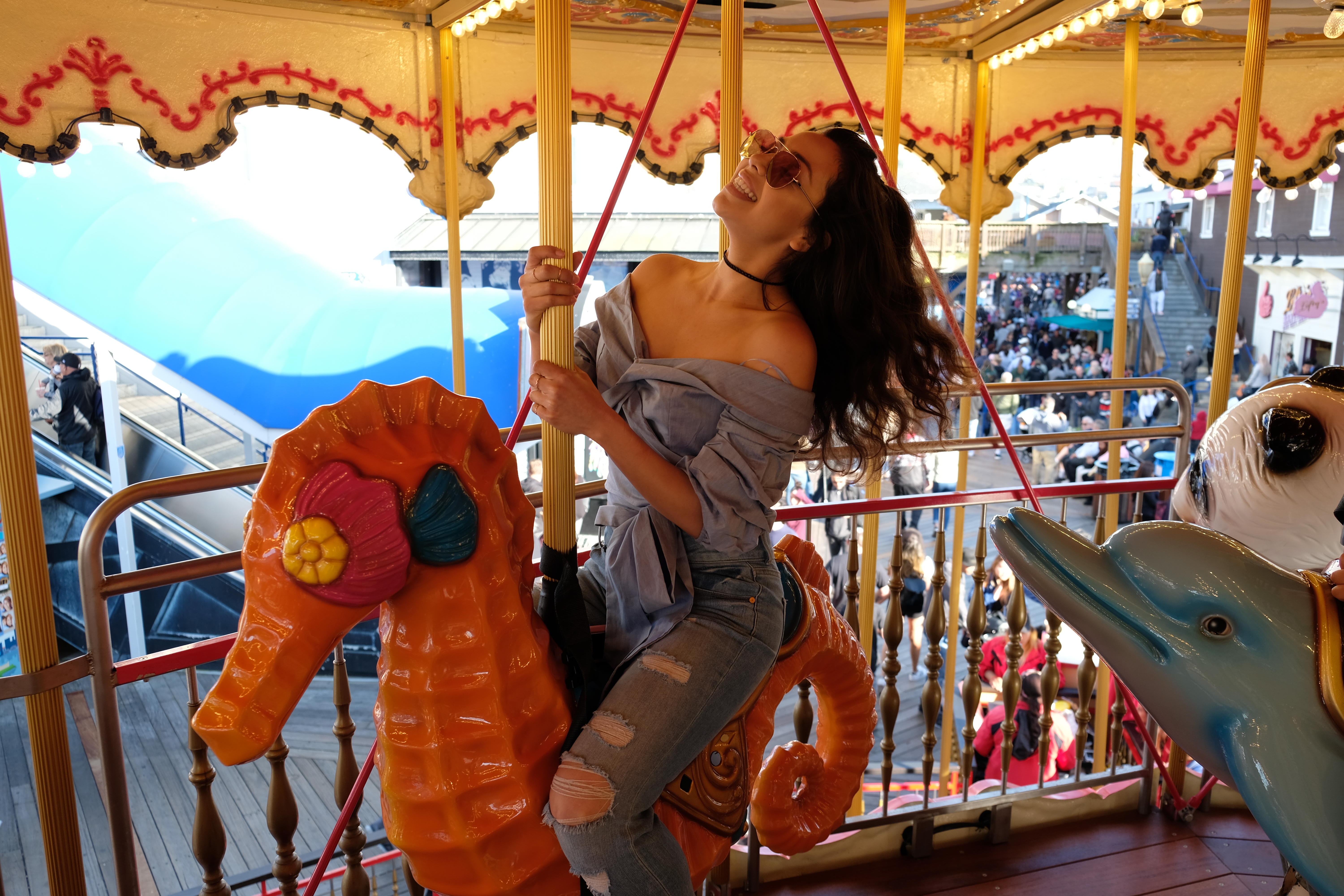 carousel ride at Pier 39 San Francisco