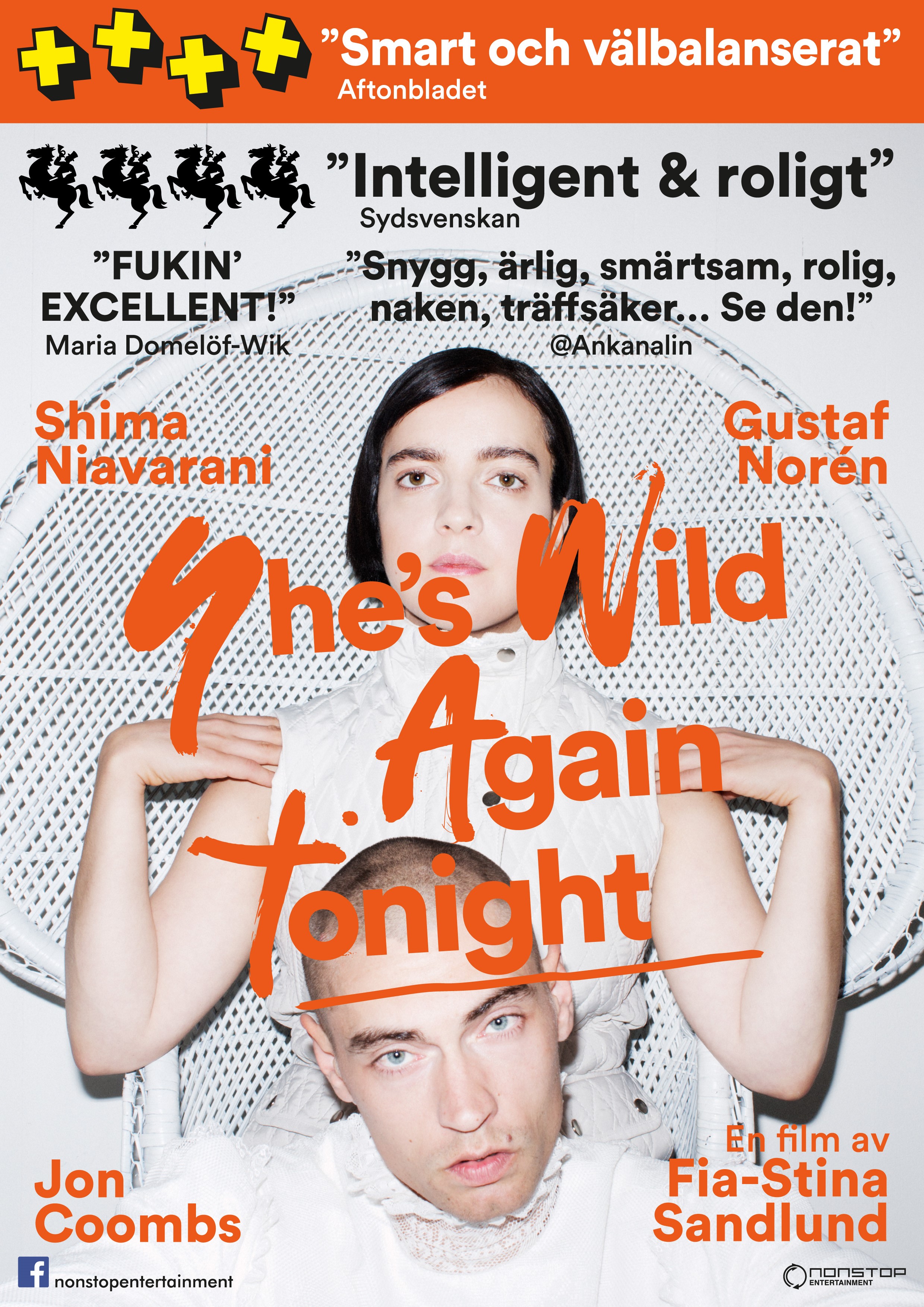 She’s wild again tonight