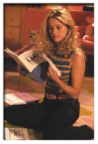 Written by karen mccullah lutz and kirsten smith from amanda brown's 2001 novel of the same name, it stars reese witherspoon, luke wilson, selma blair, matthew davis, victor garber, and jennifer coolidge. Legally Blonde Interview With Reese Witherspoon
