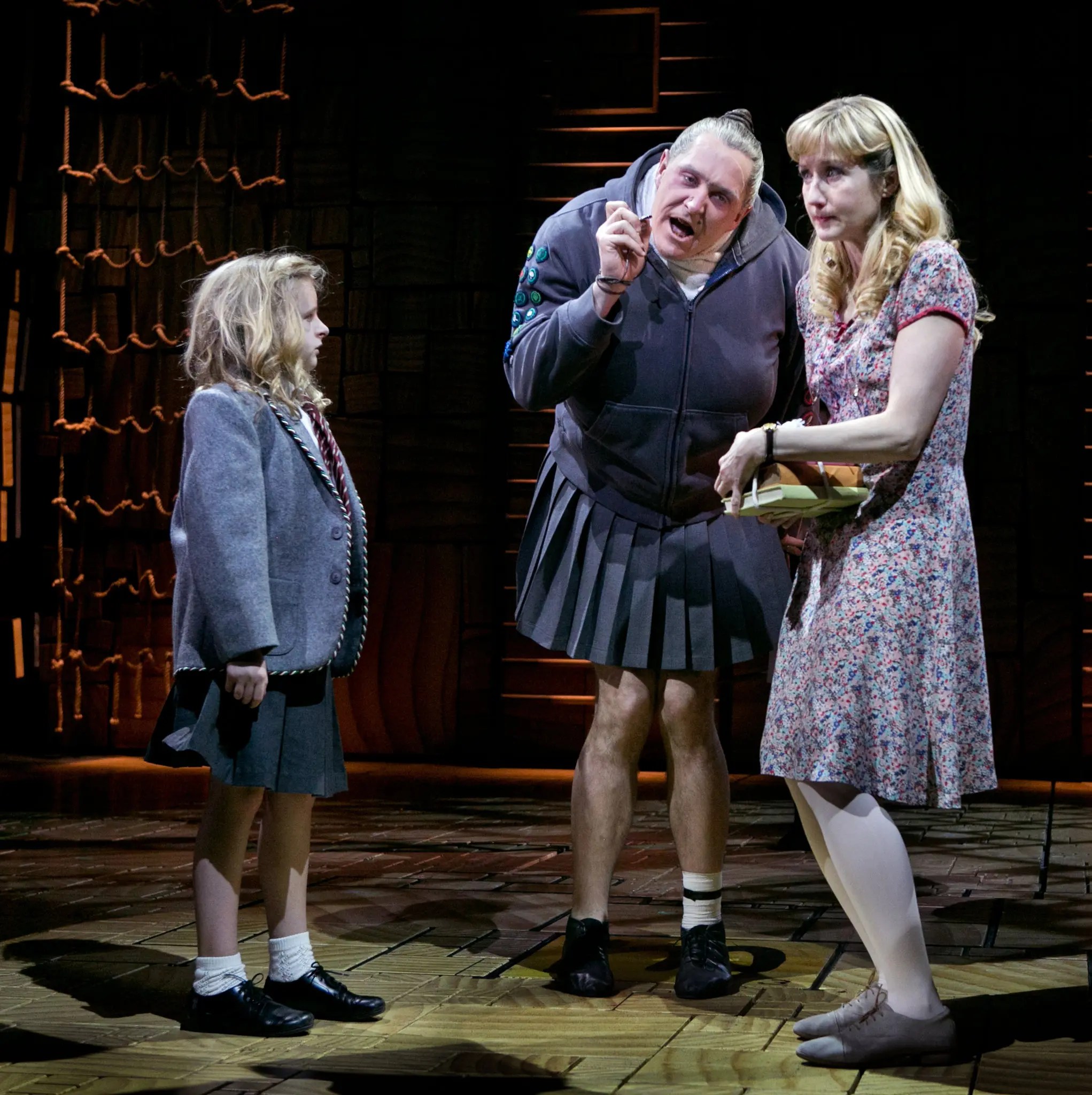 Bertie Carvel as Trunchbull. Photo: The New York Times.