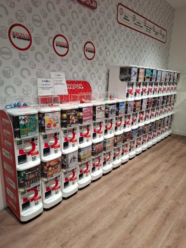 Coleccionables disponibles en máquinas Gashapon