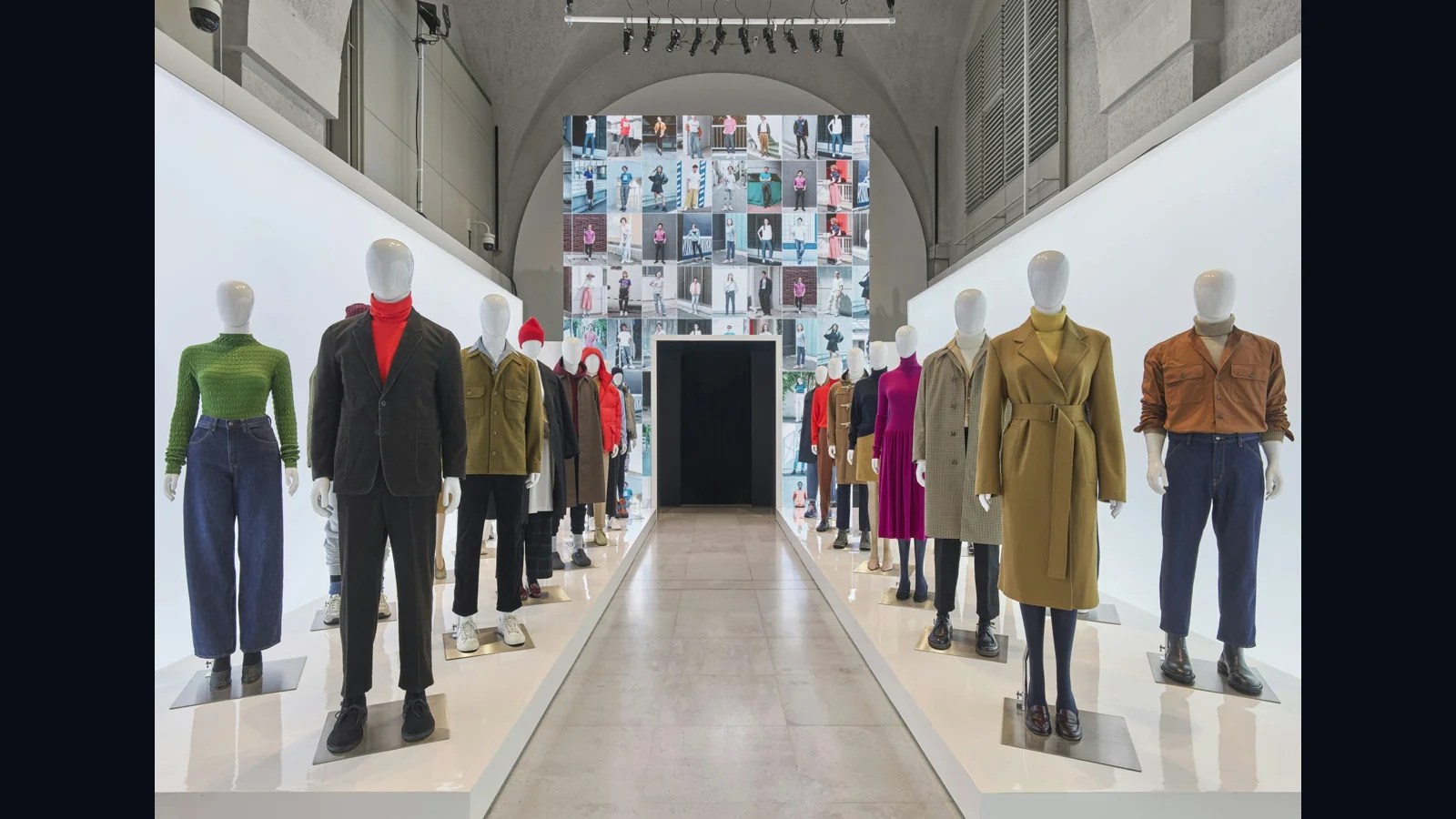 Instalación Season's Stylings de UNIQLO LifeWear Day