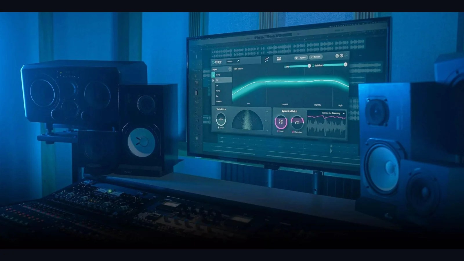 Material ilustrativo de iZotope sobre el proceso de mastering