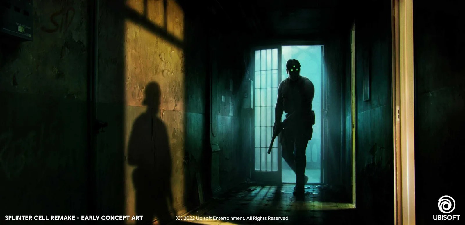 Arte conceptual de Splinter Cell: vigilancia y entorno