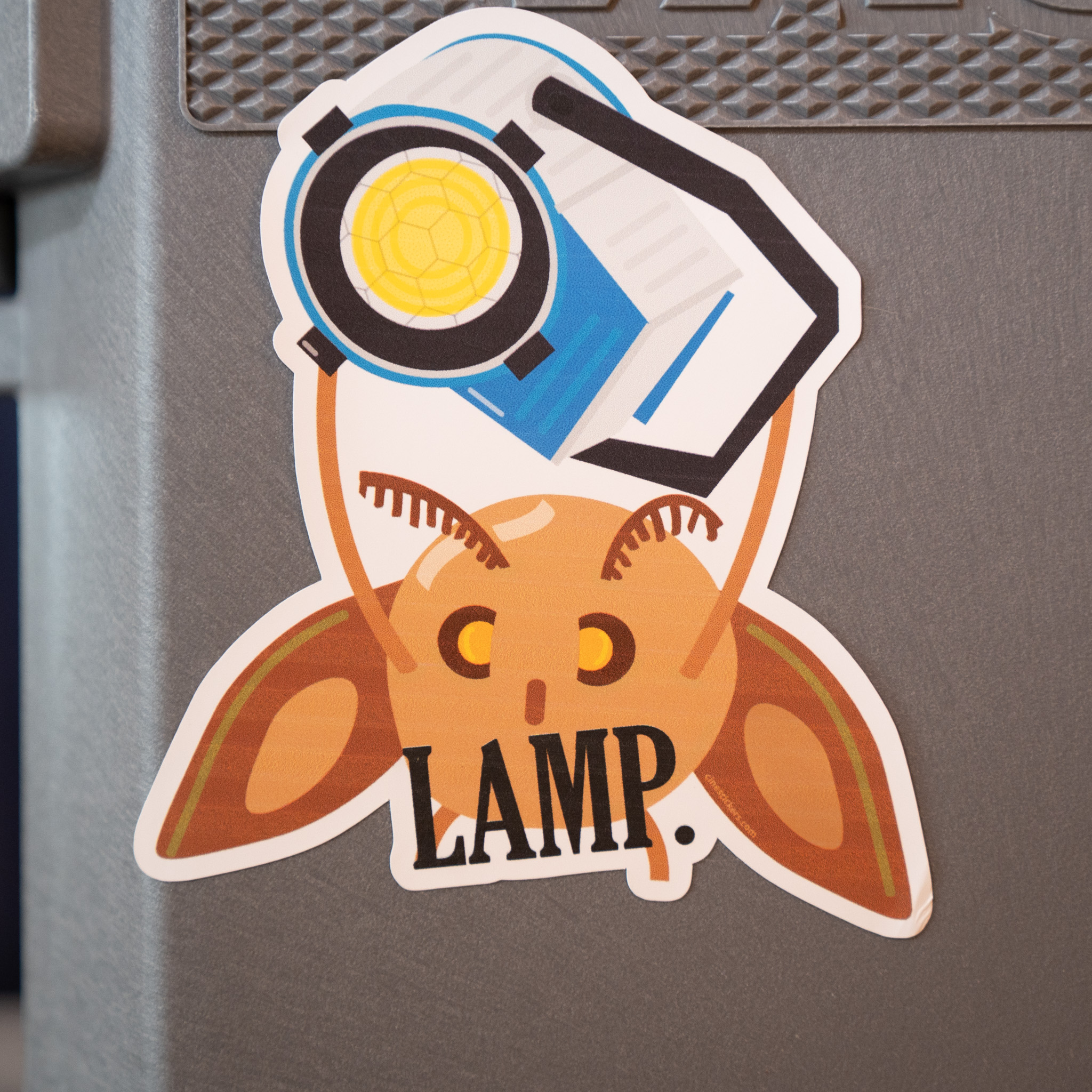 Moth Lamp Sticker - Cinestickers Film Stickers