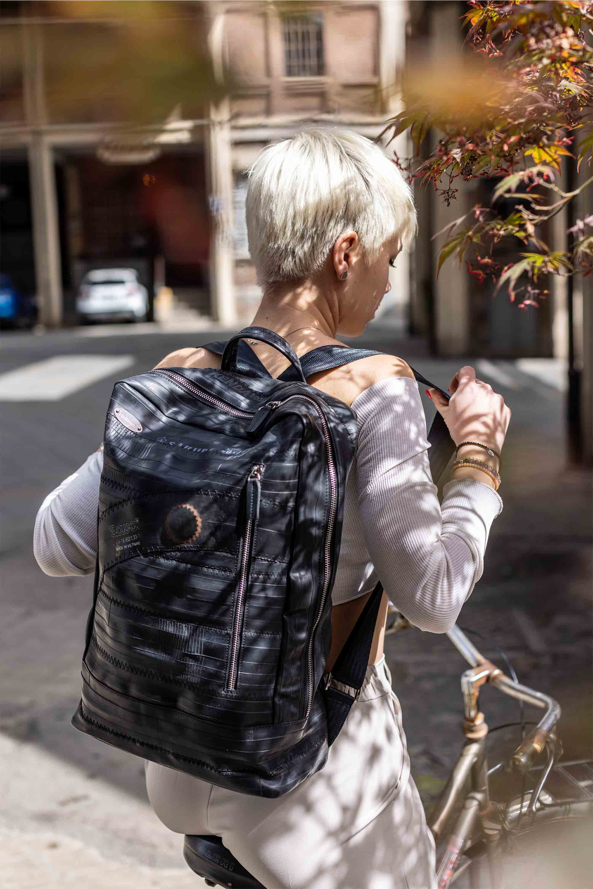 CINGZAI2 Backpack in bicycle inner tube - Cingomma