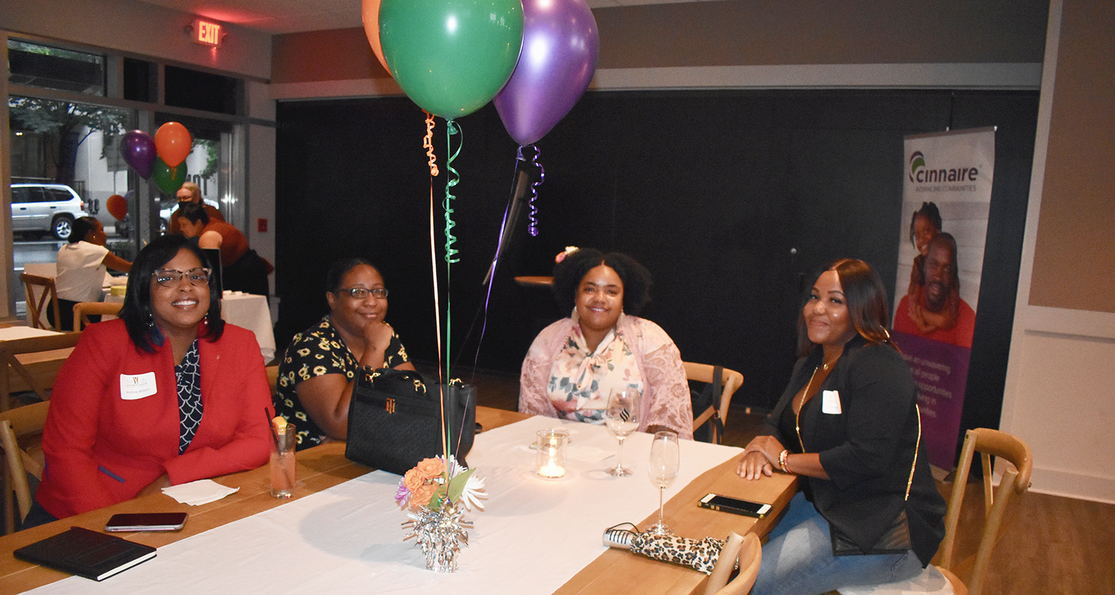 Jumpstart graduates at table