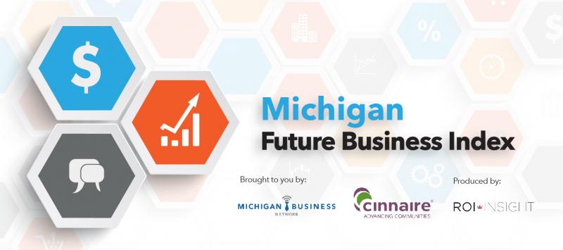 Graphic for the Michigan Future Business Index survey