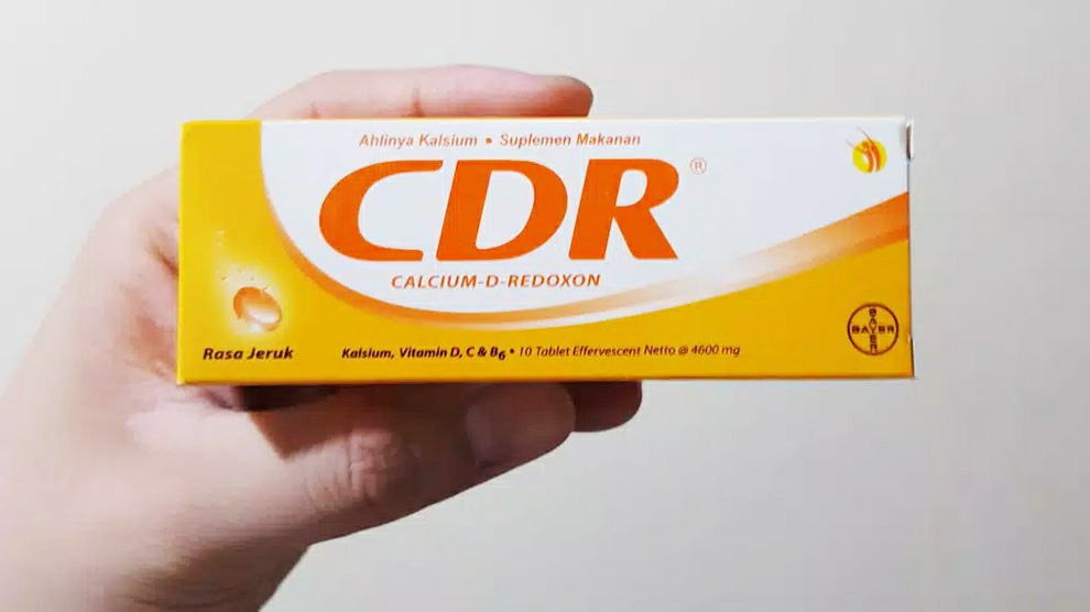Suplemen Calcium-D-Redoxon (CDR).
