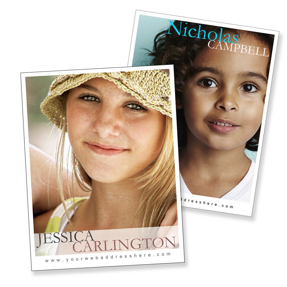 Head Shots Model Cards Lakeside Photoworks - Professional HD Geometric Arts | Free Download
