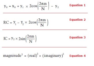 Equations 1 - 4